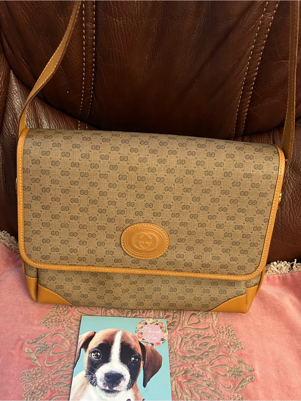 🎉Gucci Vintage Monogram Micro GG